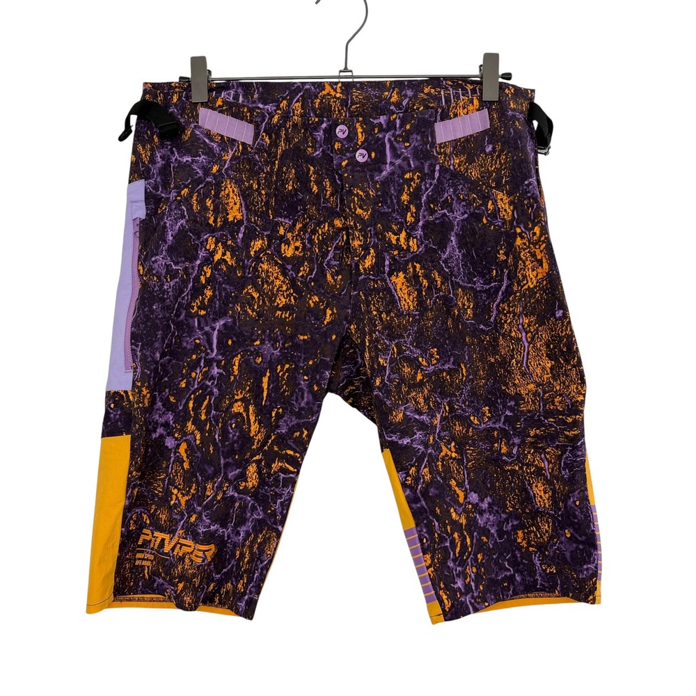 Pit Viper Shorts Mens Large Purple Orange High Speed Off Road MTB Cycling Bike